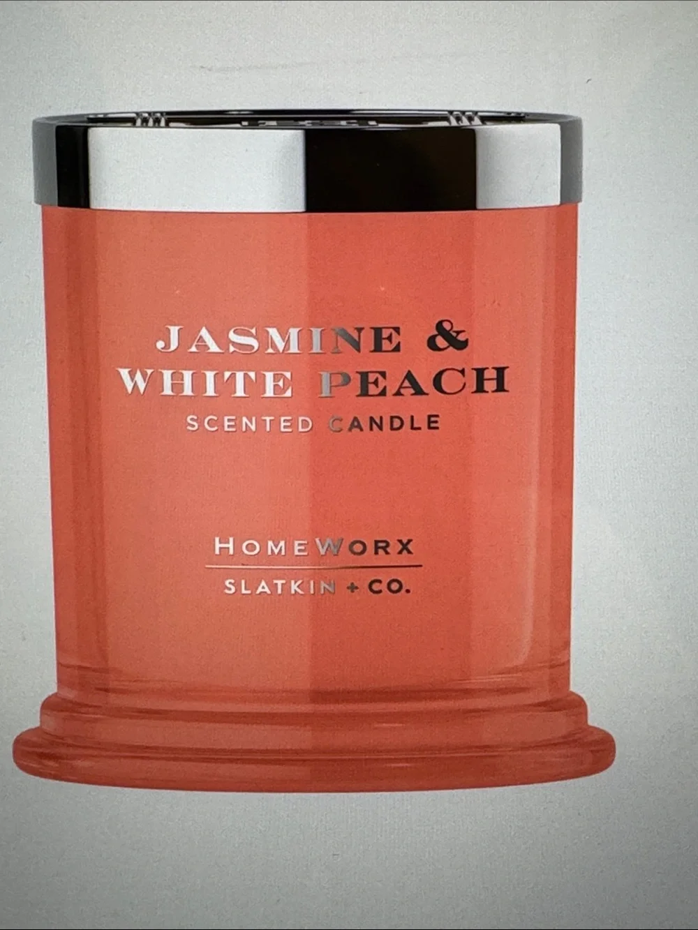 HomeWorx Jasmine & White Peach Reed Diffuser & Candle Set